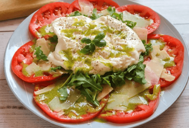 Ensalada de burrata
